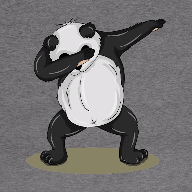 'Dabbing Dancing Panda' Funny Dabbing Animal Gift by ourwackyhome